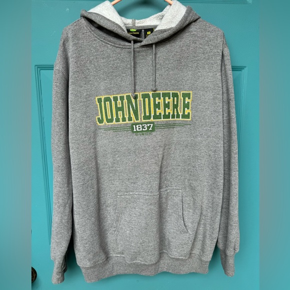 Men’s John Deere Hooded Sweatshirt - Picture 1 of 15
